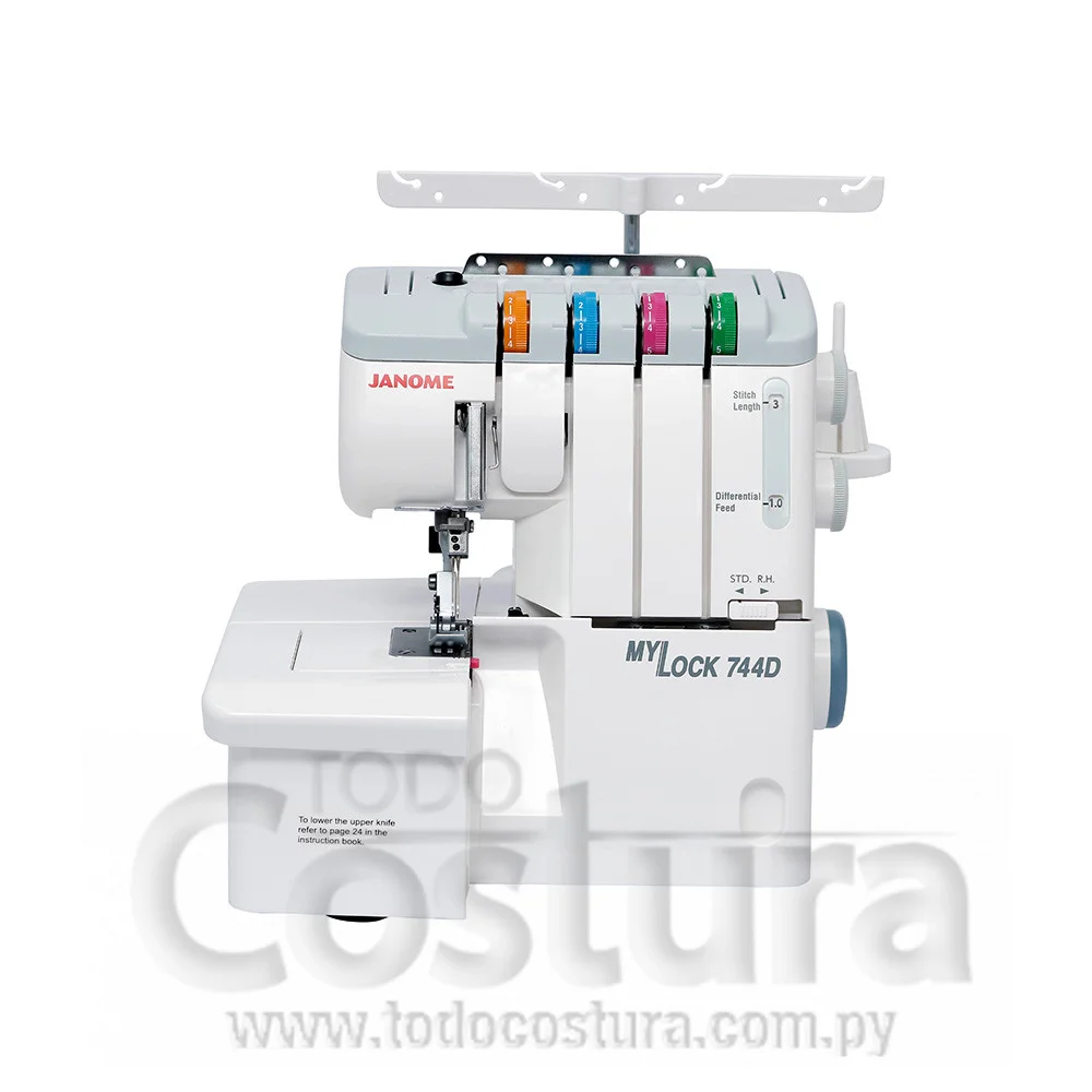 OVERLOCK FAMILIAR (4 HILOS) JANOME 744D